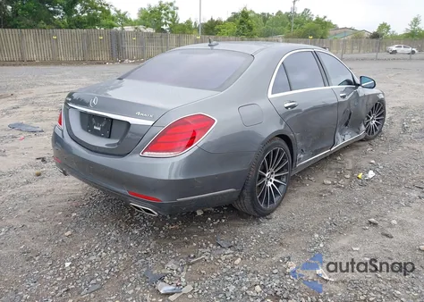 2017 Mercedes-Benz S 550 4Matic из США, поврежденный, VIN WDDUG8FB6HA335666